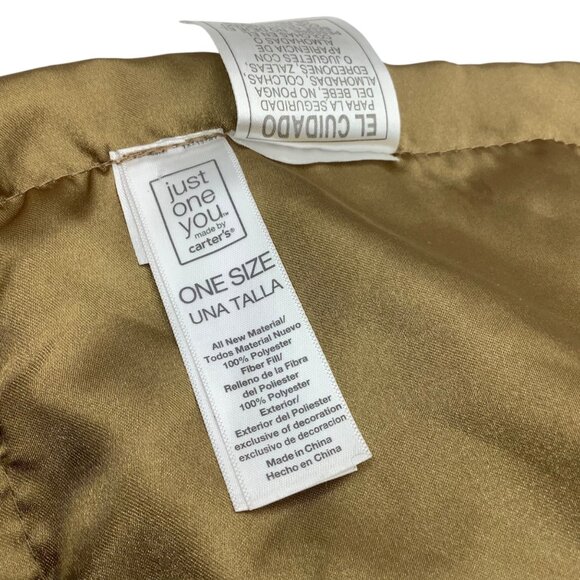 Carters Just One You Monkey I Love Hugs Lovey Plush Security Blanket Satin Trim - Picture 3 of 6